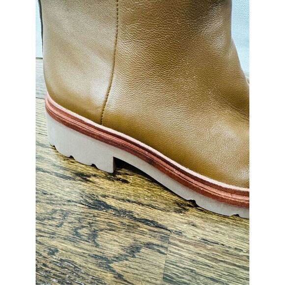 VINCE Remi Leather Moto Ankle Booties - Picture 14 of 15